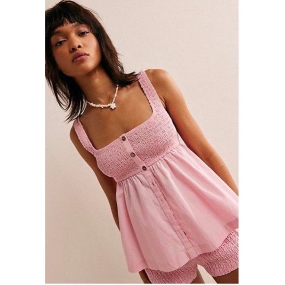 NEW Free People Zola Top And Shorts Coord Set SZ M